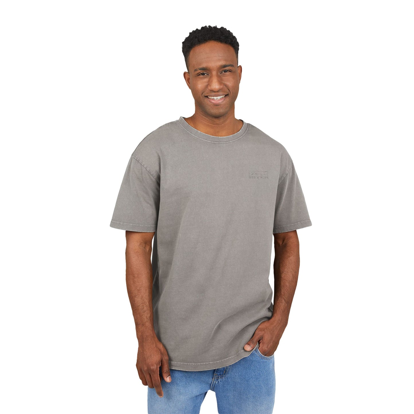 Blessed Acid Washed Heavy Oversized T-Shirt