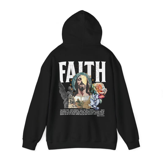 Have Faith Unisex Heavy Oversized Hoodie