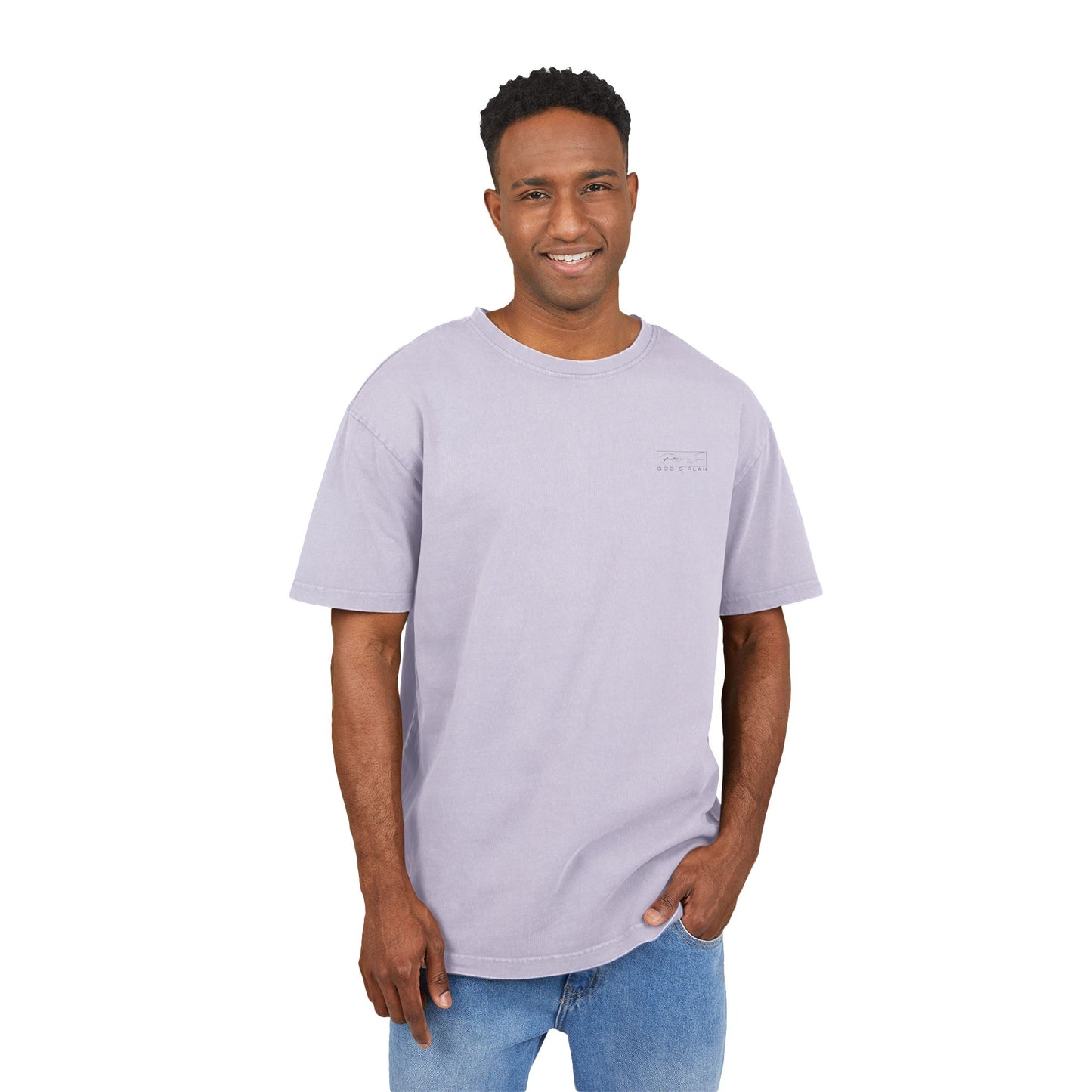 Jesus Acid Washed Heavy Oversized T-Shirt