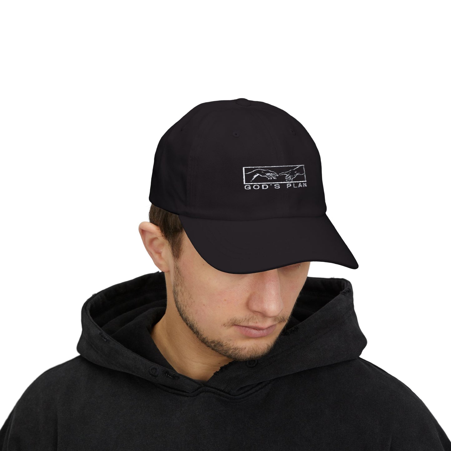 God's Plan Classic Dad Cap - Black, Navy, Dark Grey