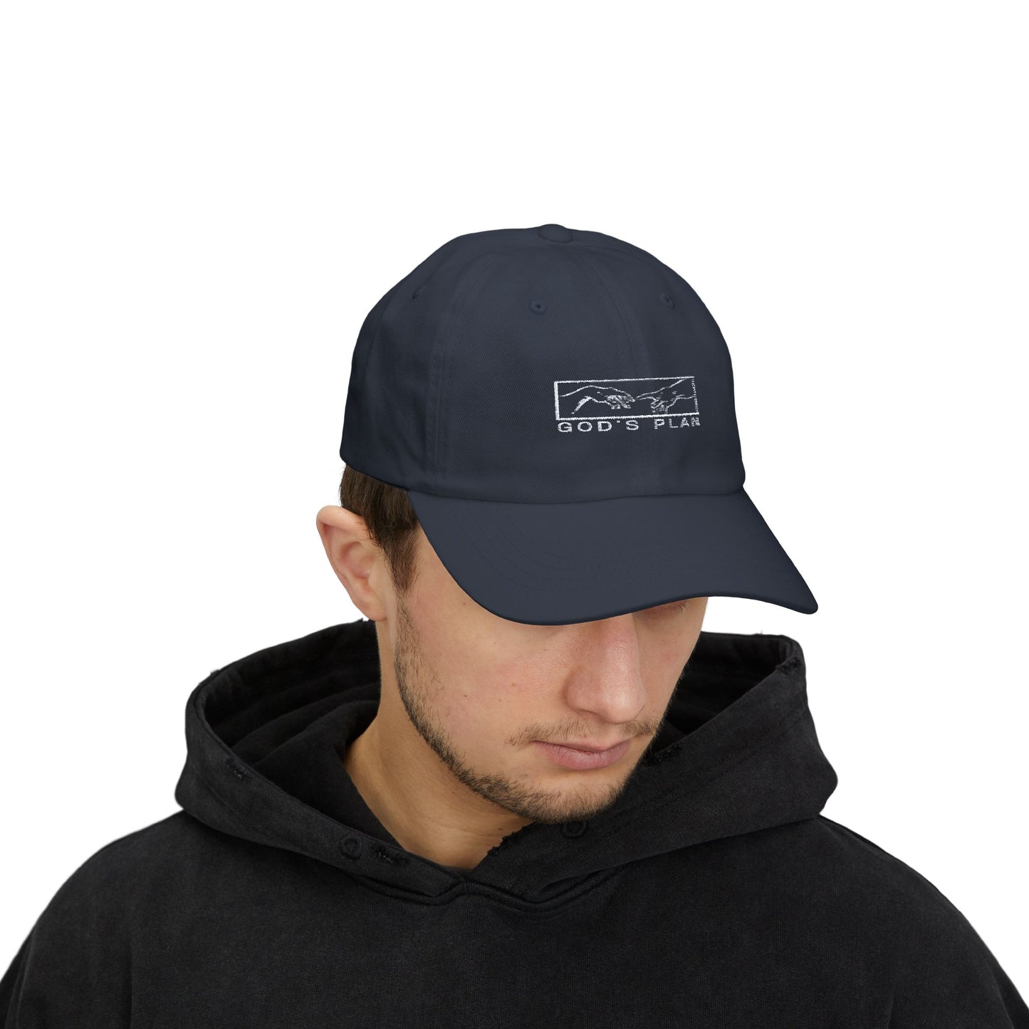 God's Plan Classic Dad Cap - Black, Navy, Dark Grey