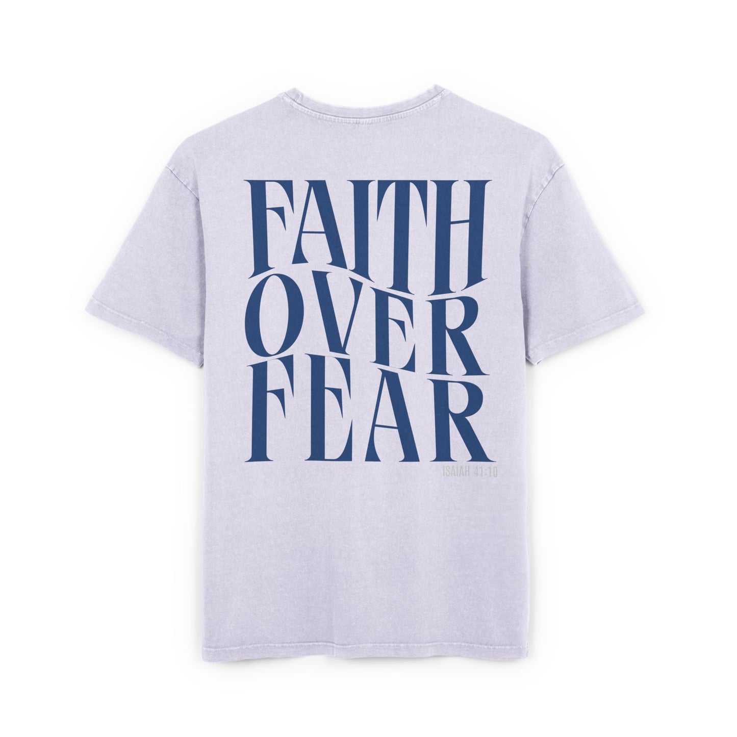 Faith Acid Washed Heavy Oversized T-Shirt