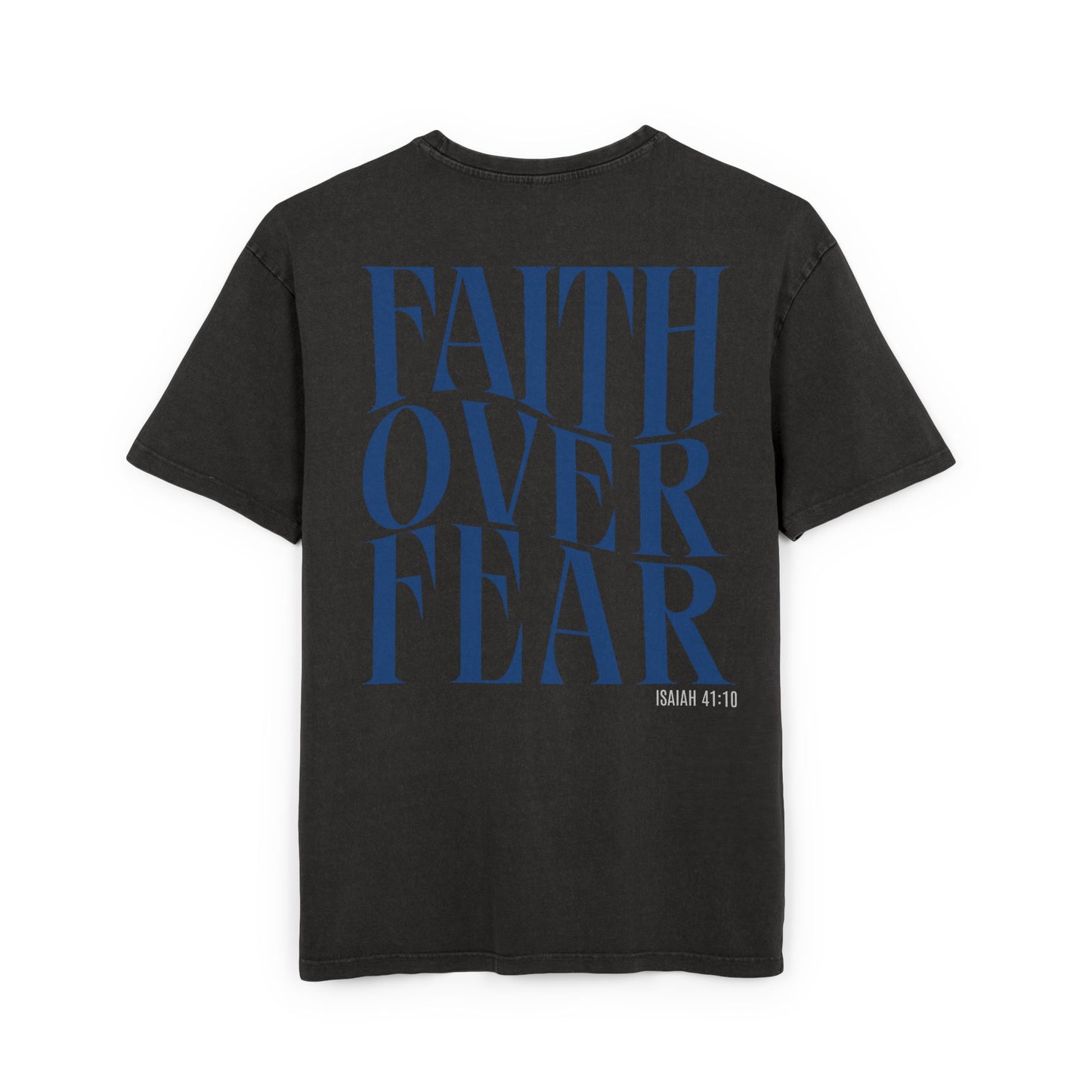 Faith Acid Washed Heavy Oversized T-Shirt