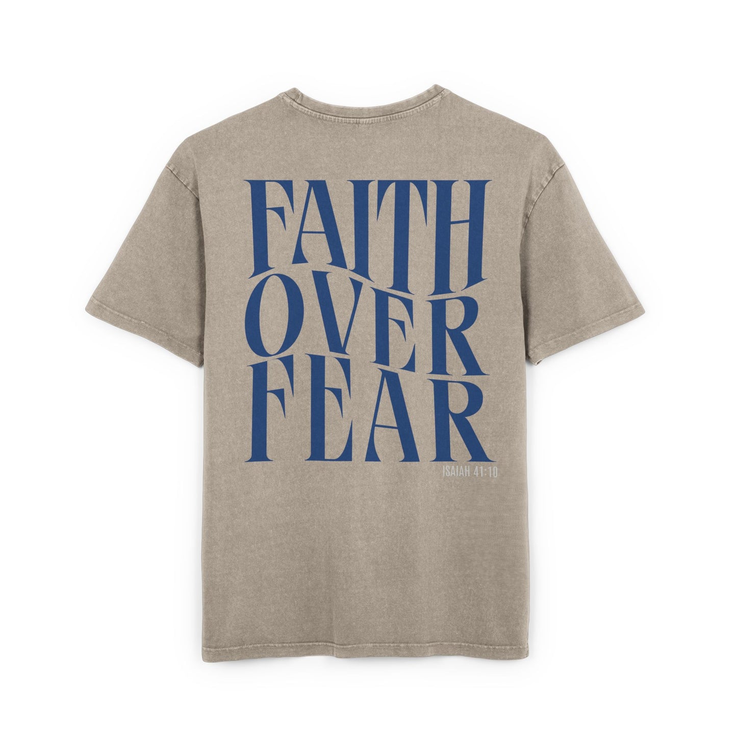 Faith Acid Washed Heavy Oversized T-Shirt