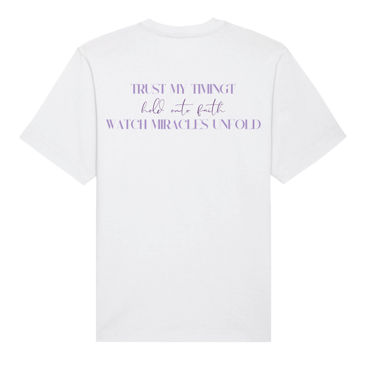 Trust My Timing Unisex Oversized T-Shirt