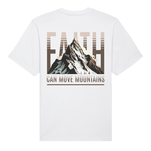 Faith Can Move Mountains Unisex Oversized T-Shirt