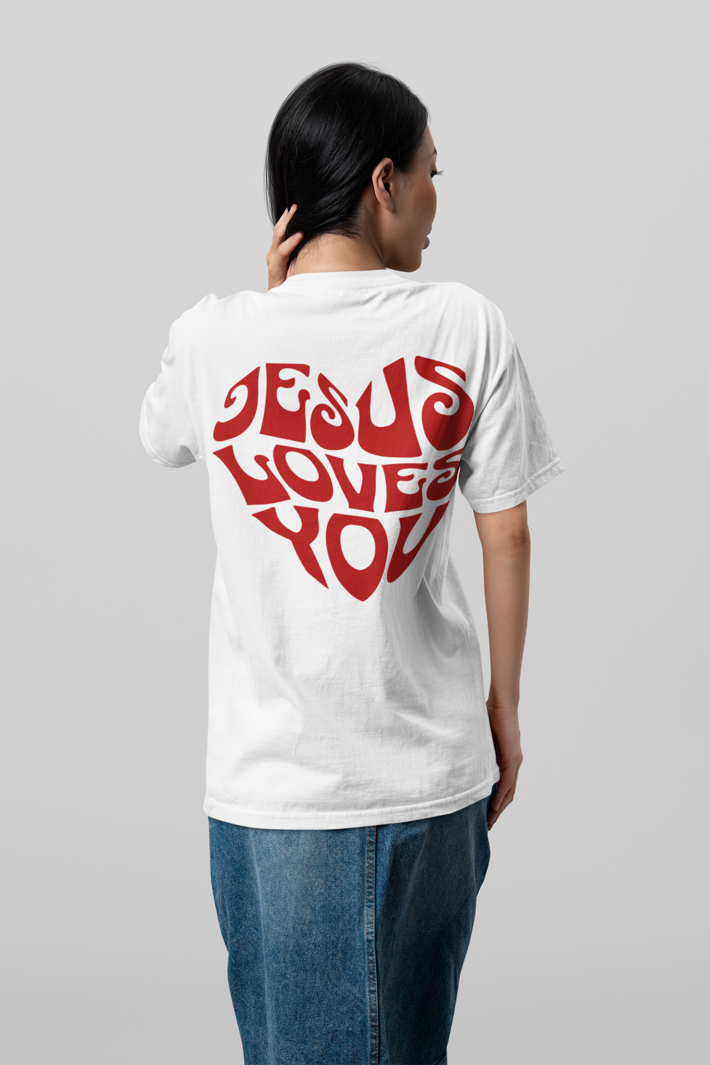 Jesus Loves You Unisex Oversized T-Shirt